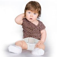 Бандаж грыжевой на брюшную стенку "Крейт" №1 Б-400 (универс, белый) для малышей