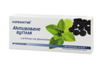 Уголь активированный Мята+фенхель 0,25г №50 таб (БАД)