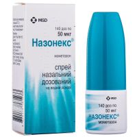 Назонекс 50мкг/доза 140доз/18г спрей назальный дозир (Мометазон)