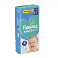 Подгузники Pampers "Active Baby" размер 4 №58 (9-14кг)