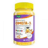 Бэби Формула Омега-3 высокоочищенная 4,0г №30 жевательных пастилок