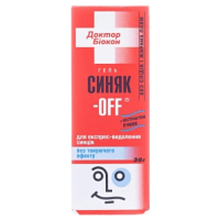 Синяк-OFF Доктор Биокон гель без тонирующего эффекта 30г (экспресс-удаление синяков)