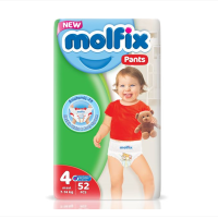 Подгузники трусики Molfix "Pants" р.4 макси №52 (9-14кг)
