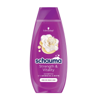 Schauma шампунь жен Strength & Vitality 400мл (тонкие и слабые)