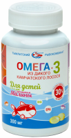 Омега-3 из дик камчат лосося Детям с 3лет 300мг капс (малина) №84 БАД
