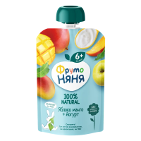 ФрутоНяня пюре ябл/манго/йогурт с 6мес 90г