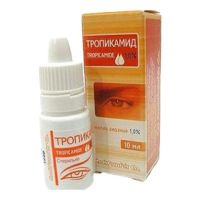 Тропикамид капли глазные 1% 10мл*****