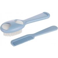 Canpol щетка д/волос (твердая щетина)+ расческа 56/160_blu