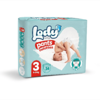 Подг. трусики LODY ECO PACK BABY Pants №3 Midi (4-9кг) 34шт