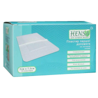 Лейк. первой помощи на нетканной основе 5*7,5см HENSA