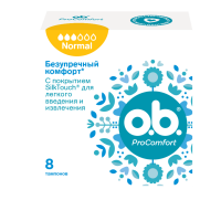 Тампоны O.b. Pro Comfort normal №8 (3 кап)