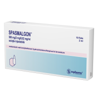 Спазмалгон 2мл №10 р-р д/в.м. инъекций (Анальгин+Питофенон+Фенпивериний)