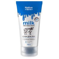 Milk Native Farm крем д/рук интенсивно увлажняющий  с коровьим молоком 150мл
