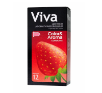Презервативы "Viva" №12 цветные с ароматом
