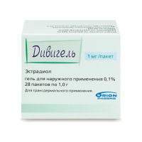 Дивигель 0,1% 1г №91 гель для наруж прим (эстрадиол)