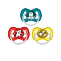 Canpol пустышка латексная В симмет."Space" светится в темноте (23/222)_blu