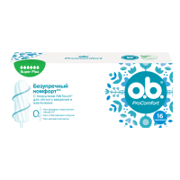Тампоны O.b. Pro Comfort super Plus №16 (6 кап)