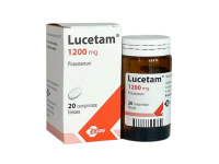 Луцетам  таблетки  покрытые пленочной оболочкой 1200мг №20