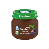 Gerber пюре чернослив с 4мес 80г