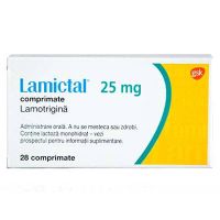 Ламиктал таблетки 25мг №28