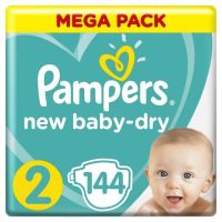 Подг. Pampers "New Baby" Giant Pack №2  144 шт