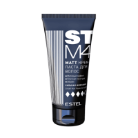 ESTEL STM4 MATT Крем-паста для волос с матовым эффектом cильная фиксация 100мл