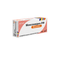 Моксонидин-ЛФ таблетки покрытые пленочной оболочкой 0,2мг №30