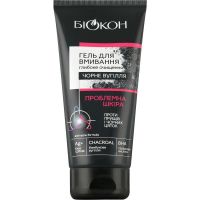 Доктор Биокон Проблемная кожа гель д/умывания Черный уголь 175г