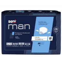 Прокладки урологические Белла "SENI MAN" Normal №15 2 капли (вкладыши)