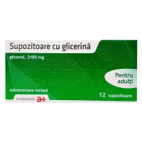 Глицерин суппозитории д/взрослых 2100мг/2,1г №12 суппозит ректальные Antibiotice (Глицерол)