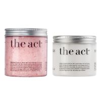 The Act  Набор скраба-детокс  300г грейпфрут и баттера 180г красный-апельсин