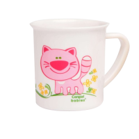 Canpol чашка пластиковая "Розовая кошечка" 170мл 4/413_pin