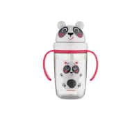 Canpol поильник спортивный непроливающий Серая панда 400 мл (56/500_bei)