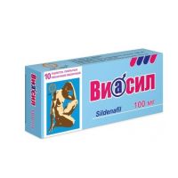 Виасил 100мг №10 таб п/плен оболоч (Силденафил)
