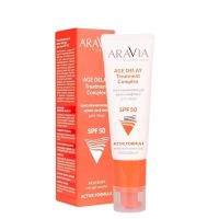 Aravia prof. Крем-лифтинг д/лица омолажив  AGE DELAY TREATMENT COMPLEX SPF 50   50 мл