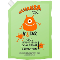 Клякса Крутое детское Крем-мыло д/рук и тела "Антибактериальное"(пакет) 450мл