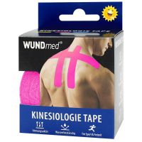 Бинт (Кинезио-Тейп) WUNDmed 5м*5 см (адгезивн,восстанавл) розовый