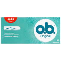 Тампоны O.b. Original super №16 (4 кап)