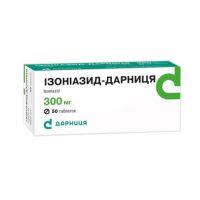 Изониазид -Дарница 0,3г №50 (10*5) таблетки