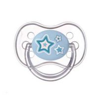 Canpol пустышка силиконовая В симметричная  22/581_blu