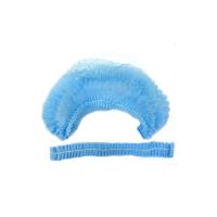 Шапочка мед. н/стер гофрированная голубая №100