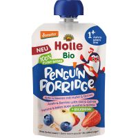 Holle Bio Organic Пюре Penguin из яблок, ягод, овса и киноа (12+ мес.), 110 г