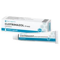 Клотримазол 1% 20г крем д/наружного применения