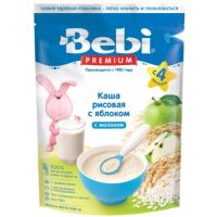 Bebi каша рисовая с яблоком молочная с 4 мес. 200г