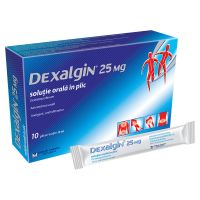 Дексалгин 25мг 10мл №10 раствор д/пр внутрь стик (Декскетопрофен)