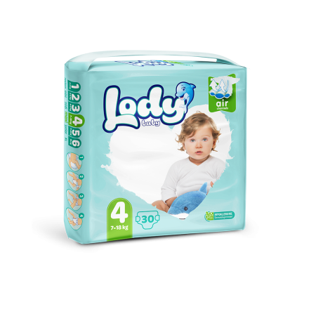 Подг.  LODY AIR детские №4 maxi (7-18кг) 30шт