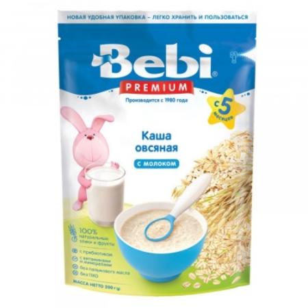 Bebi каша овсяная молочная с 5 мес. 200г