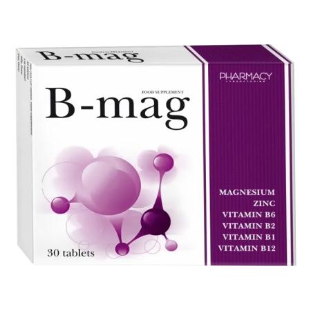B-mag (Б-маг) таблетки №30 (Магний,Цинк,Вит гр В) БАД