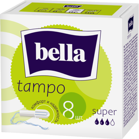 Тампоны Белла super №8 (3 кап)