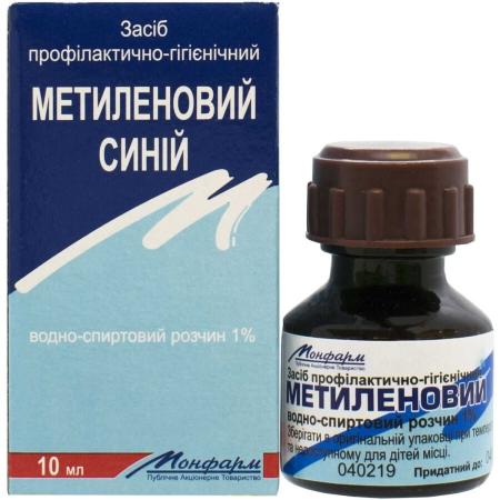 Метиленовый синий 1% 10мл р-р водн д/наруж прим
